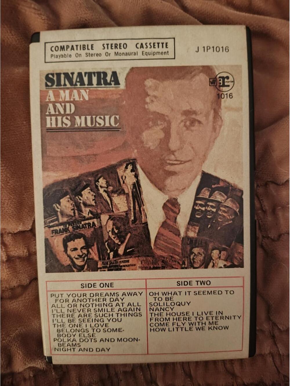 Frank Sinatra-man & his music snap case cassette M - 1970 (RARE)